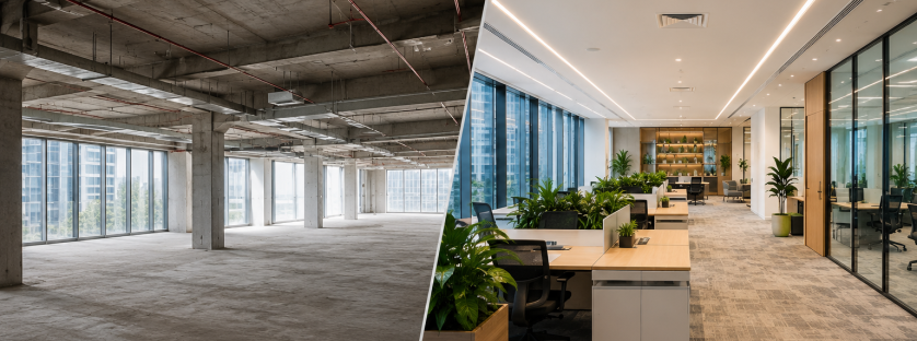 تفاوت فیت‌اوت (Fit-Out) و بازسازی (Renovation) چیست؟